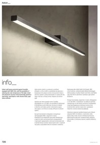 Redo 01-3273 - LED osvetlenie kúpeľňového zrkadla ASTON LED/18W/230V IP44 čierna