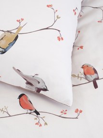 Francúzske bavlnené obliečky Renforcé - Vtáčiky