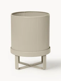 Obal na kvetináč s drážkovaným povrchom Bau, V 24 cm