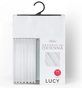 ZÁCLONA NA PÁSKE LUCY 200X270 CM BIELA