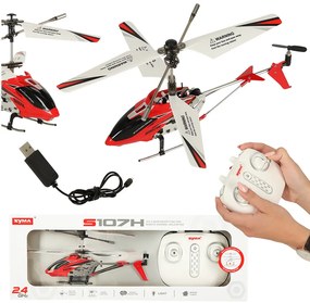 KIK Syma S107H RC vrtuľník 2,4 GHz, červený