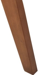 Drevená stolička s ratanovým výpletom hnedá/svetlé drevo WESTBROOK Beliani