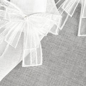 ZÁCLONA NA PÚTKACH ALEXANDRA 140X250 CM BIELA