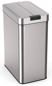 Bezdoteku Odpadkový kôš bezdotykový nerezový 2WINGS hranatý senzorový 49 L