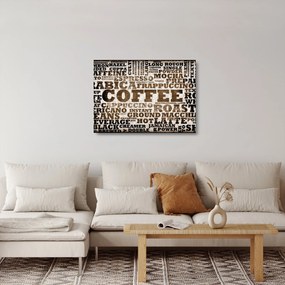 Sklenený obraz - Coffee (70x50 cm)
