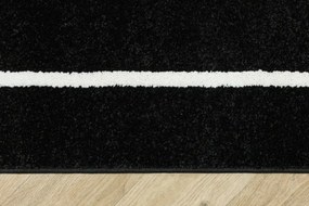 Koberec Lima 6333B čierny / biely