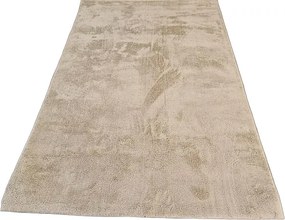 Béžový huňatý koberec Plush Deluxe s vysokým vlasom Rozmer: 60x100 cm