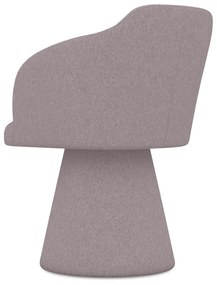 Čalúnené jedálenské kreslo v levanduľovej farbe Kanoa – Makamii