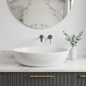 Rea Lungo Long, podomietková umývadlová batéria + BOX, grafitová matná, REA-B6390