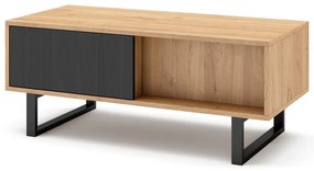 Konferenčný stolík v dekore duba v prírodnej farbe 55x110 cm Madona - Marckeric