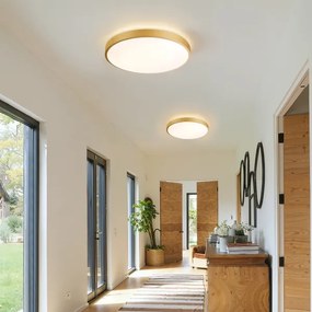 Brilagi - Stmievateľné LED svietidlo GLASS POOL DOUBLE LED/48W/230V 40 cm zlaté + diaľkové ovládanie