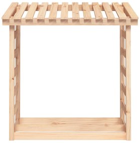 Stojan na palivové drevo 108x64,5x110 cm masívna borovica