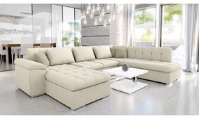Rohová sedacia súprava Tony Bis Premium, Dostupné poťahy: Terra 06 + Terra 06 + Terra 10 ECO, Strana: Pravá - U