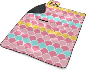 Sablio Plážová deka Farebné šupiny: 200x140 cm