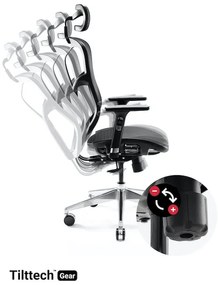 Kancelárska ergonomická stolička DIABLO V-BASIC: čierna Diablochairs
