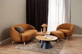 Okrúhly konferenčný stolík Soli (23305), dub, 85 cm