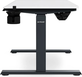Elektrický stôl s nastavením výšky ergonomický antracitovo-bieli, 1200x600 mm: ARIA
