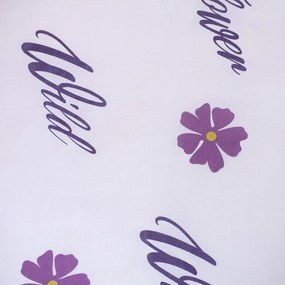 Fialová bavlnená detská obliečka na jednolôžko 200x140 cm Billie Eilish – Jerry Fabrics