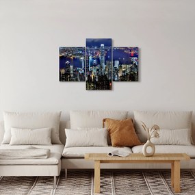 Obraz nočného mesta (90x60 cm)