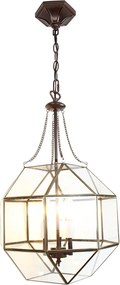 Závěsná lampa Transparent 35*35*153 cm E14/max 3*25W - 35*35*153 cm E14/max 3*25W