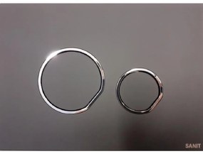 Tlačidlo WC Ineo Cedo matná čierna 16.770.56