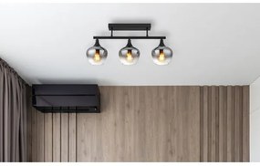 Globo 15548-3D1 - Prisadený luster MAXY 3xE27/40W/230V čierna