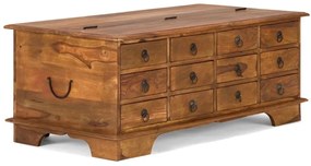 furniture-nabytek.cz - Masívny konferenčný stolík Merlin II z palisandra, lakovaný, hnedý – 110×60×45 cm