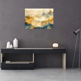 Obraz - Pohorie, akvarel (70x50 cm)
