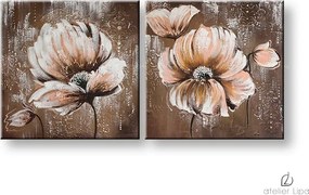 Autorská reprodukcia na plátne KVETY