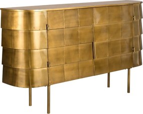 Kovová komoda v zlatej farbe 117x70x26 cm Hanna – Dutchbone