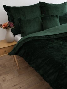 Obliečky mikroplyš Exclusive – Laura tmavo zelená