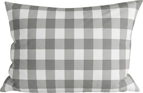 Obliečka na vankúš z mikrovlákna COUNTRY CHECK 70x90 cm, zeleno-sivá