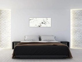 Obraz - Biely mramor (120x50 cm)