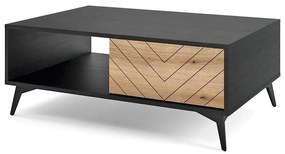 Konferenčný stolík Diamond L104 dub evoke/čierny