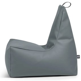 Čierny detský sedací vak z imitácie kože Icy M – So Soft?