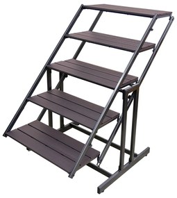 Kovový/plastový stojan na kvety Tabora - Garden Pleasure