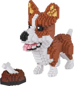 Stavebnica Psík Corgi - 1200 dielikov