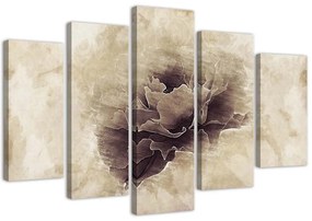 Gario Obraz na plátne Popolcový kvet - 5 dielny Rozmery: 100 x 70 cm