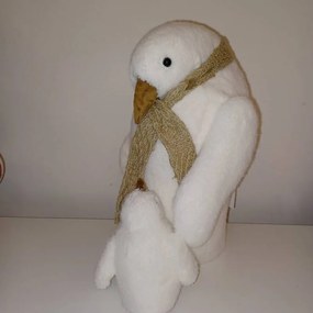 DECOLED Tučňák, 24 x 16 x 31 cm, bílá