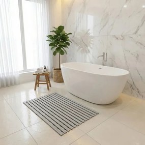 Kúpeľňová predložka sivá 1