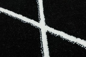 Koberec LIMA C877B čierny / biely