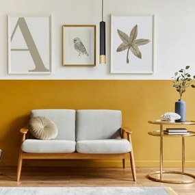 Luster na lanku NEST 1xGU10/8W/230V čierna/zlatá