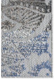 Kusový koberec Veľký kvet modrosivý 120x170cm