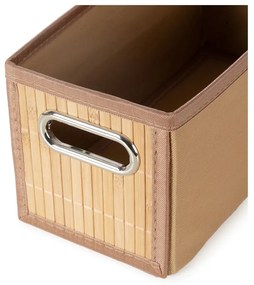 Bambusový úložný box v prírodnej farbe 15x31x15 cm – Compactor