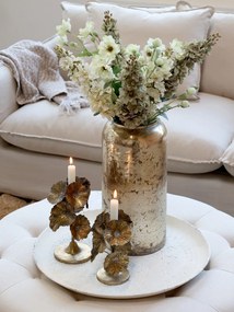 Dekorácia umelý krémový kvet Anemone cream - 72 cm