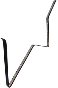 LED vianočná hviezda STARQUE 40 cm, čierna