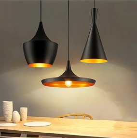 Toolight Toolight, závesné stropné svietidlo Costa C 1xE27 APP081-1CP, čierna, OSW-00118