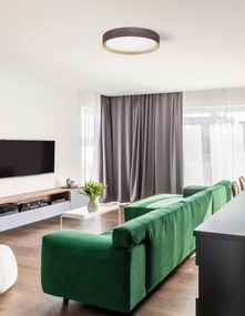 LED stropné svietidlo Luton 55 Hnedá