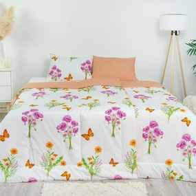 Stanex CLASSIC letný set Jar oranžová, 140 x 200 cm, 40 x 60 cm