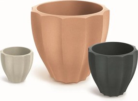 Kvetináč Ronas Rounde grafit